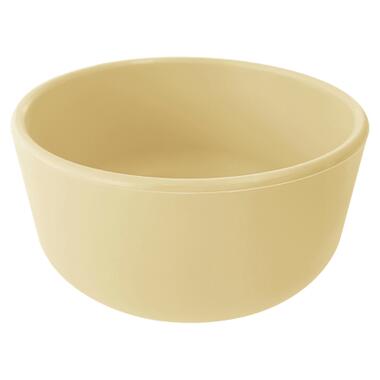 Тарілка дитяча MinikOiOi Bowl глибока тарілка силіконова Mellow Yellow (101080106) фото №1
