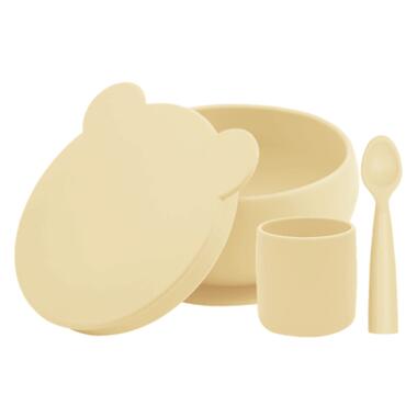 Набір дитячого посуду MinikOiOi BLW Set I - Mellow Yellow (101070054) фото №1