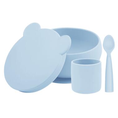 Набір дитячого посуду MinikOiOi BLW Set I - Mineral Blue (101070056) фото №1