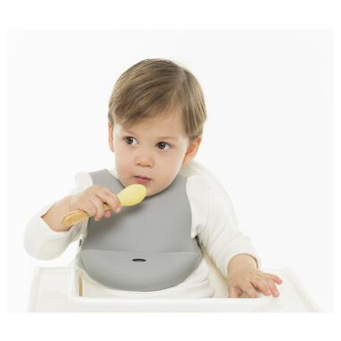 Набір дитячого посуду MinikOiOi Scooper - Bubble Beige ложка силіконова (101140008) фото №5