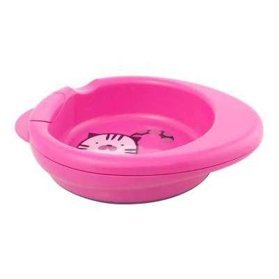 Набір дитячого посуду Chicco Термостійка тарілка з 6 міс (рожева) (16000.10) фото №2