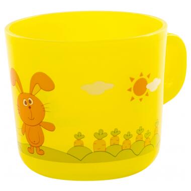 Набір дитячого посуду Baby Team чашка прозора 200 мл (6007_желтий) фото №4