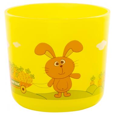 Набір дитячого посуду Baby Team чашка прозора 200 мл (6007_желтий) фото №3