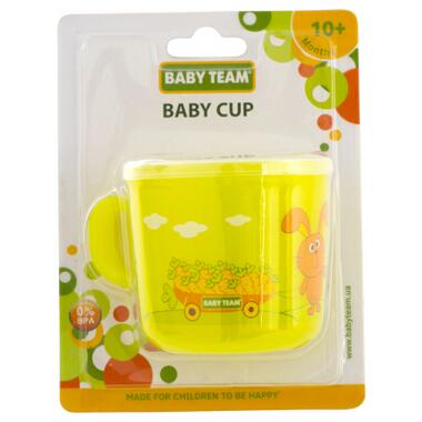 Набір дитячого посуду Baby Team чашка прозора 200 мл (6007_желтий) фото №6