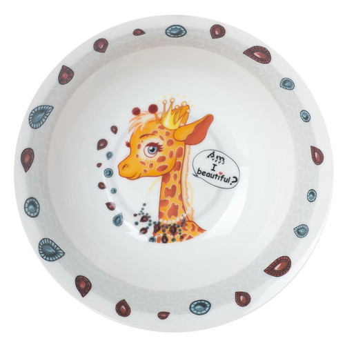 Набір дитячого посуду Limited Edition Pretty Giraffe 3 предмети (C389) фото №4