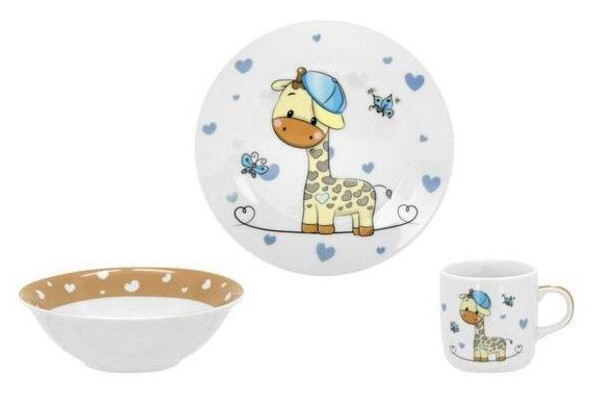 Дитячий набір посуду Limited Edition Giraffe С517 3 предмети фото №1