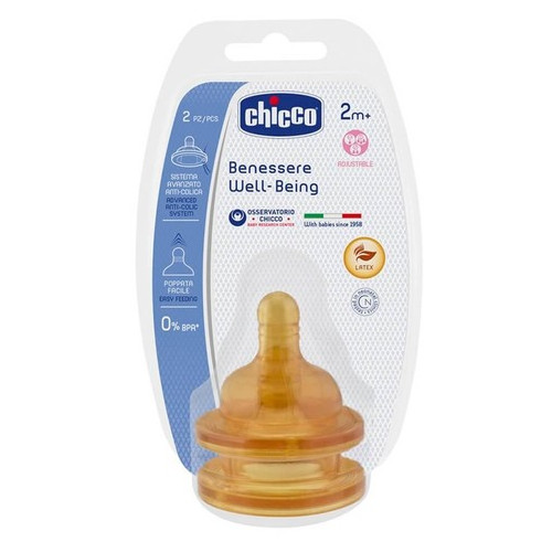 Соска Chicco Well-Being 2м 2 штуки (20832.20) фото №1