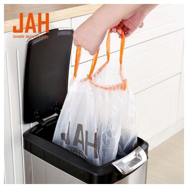 Пакети для сміття JAH для відер до 20 л (55х55 см) із затяжками 15 шт. (6304) фото №3