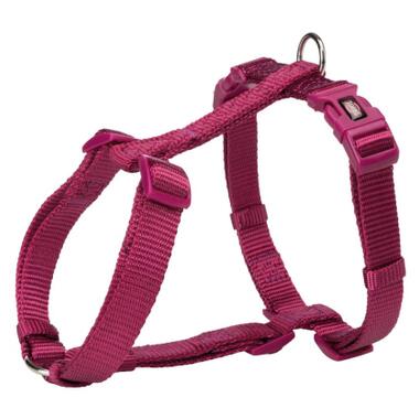 Шлей для собак Trixie Premium нейлон S-M 42-60 см/15 мм рожева (4053032024991) фото №1