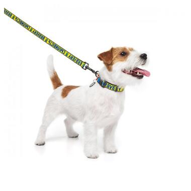 Повідець для собак нейлоновий Waudog Nylon Сміливість M 20 мм x 122 см (4920-0231) (4823089349077) фото №2