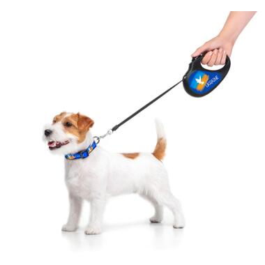 Повідок для собак WAUDOG R-leash Прапор XS до 12 кг 3 м чорний (8123-0229-01) фото №8