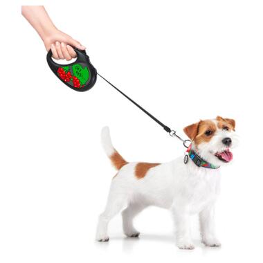 Повідок для собак WAUDOG R-leash Калина світловідбиваюча стрічка S 5 м (8124-0228-01) фото №3