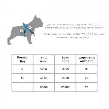Шлея для собак WAUDOG Nylon з QR-паспортом Авокадо S (5467) фото №5