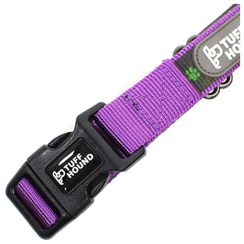 Світловідбивний нашийник для собак TUFF HOUND 1537 Purple M з утяжкою (5317-16512) фото №6