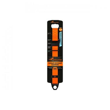 Нашийник EVOLUTOR, регульований універсальний розмір (ширина 25 мм, довжина 25-70 см) оранжевий (42434) (4823089310305) фото №5