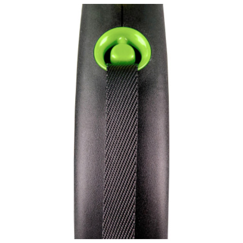 Повідець для собак Flexi Black Design S стрічка 5 м (зелений) (4000498033920) фото №2