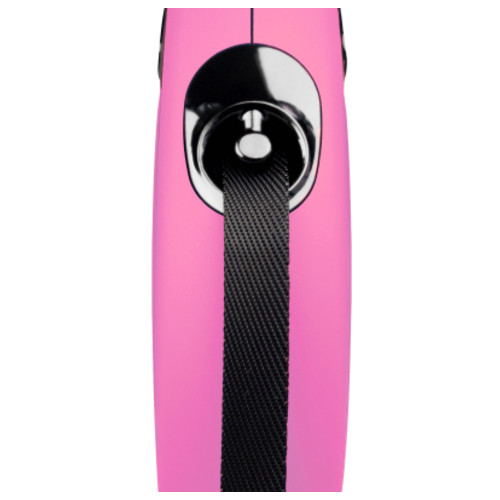 Повідець для собак Flexi New Classic M стрічка 5м (рожевий) (4000498032237) фото №2