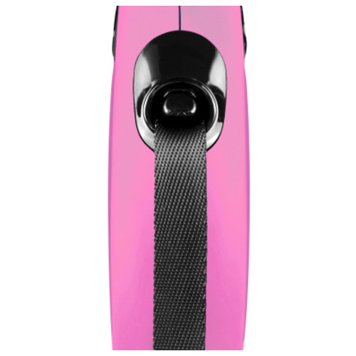Повідець для собак Flexi New Classic XS стрічка 3м (рожевий) (4000498023136) фото №2
