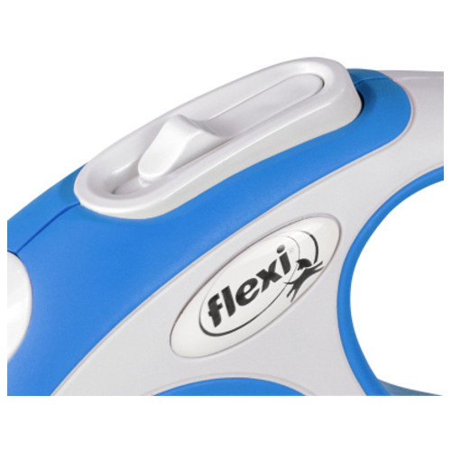 Повідець для собак Flexi New Comfort XS стрічка 3 м (синій) (4000498043431) фото №3