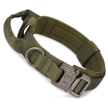 Тактичний нашийник Primo DOG для собак, розмір L (45-55см) - Army Green фото №1