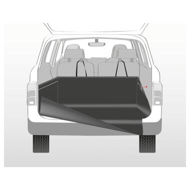 Килимок для тварин Trixie захисний для багажника авто 2.1х1.75 м Чорний (4011905132044) фото №2