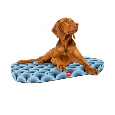 Лежанка для собак WAUDOG Relax, малюнок Хвилі, зі змінним чохлом, S, Ш 55см, Довжина 40см (097-0106) (4823089342382) фото №1