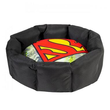 Лежанка для собак WAUDOG Relax, малюнок Супермен, зі змінною подушкою, M, Ш 42 см, Дов 52 см, В 19 см (225-2005) (4823089347226) фото №1