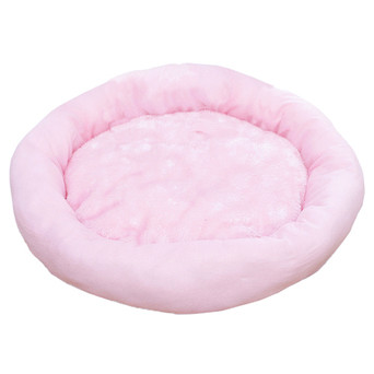 Лежак Taotaopets 536604 Pink для котів круглий розмір L фото №1