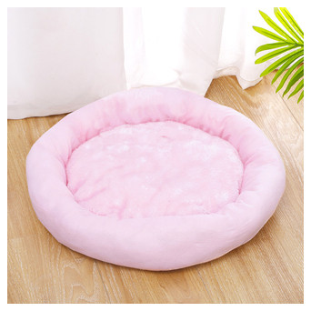 Лежак Taotaopets 536604 Pink для котів круглий розмір L фото №4