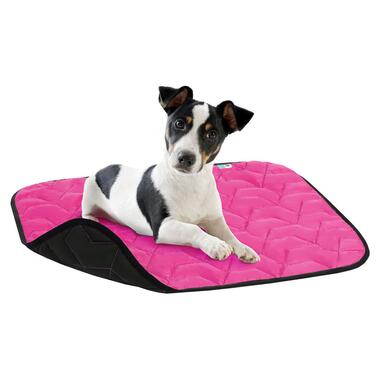 Підстилка AiryVest для собак, рожева-чорна, розмір L, 100х70 см 0085 фото №1
