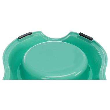 Посуд для котів Trixie Миска подвійна пластикова 2х200 мл/11 см (кольори в асортименті) (4011905249858) фото №5