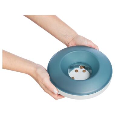 Посуд для собак Trixie Миска повільне годування 500 мл/23 см (сіро-блакитна) (4011905252858) фото №7