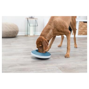 Посуд для собак Trixie Миска повільне годування 500 мл/23 см (сіро-блакитна) (4011905252858) фото №8