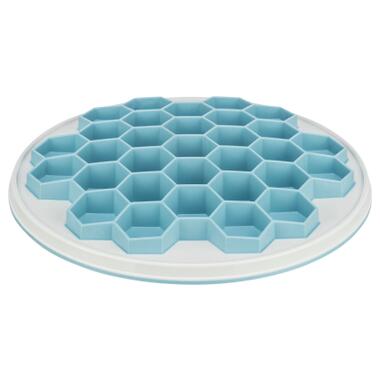 Посуд для собак Trixie Миска-вулик для повільного годування 30 см (блакитна) (4011905250397) фото №1
