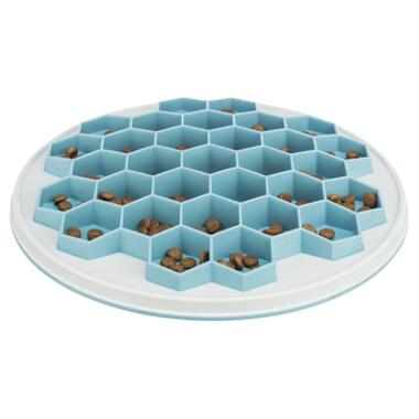 Посуд для собак Trixie Миска-вулик для повільного годування 30 см (блакитна) (4011905250397) фото №2