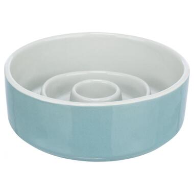 Посуд для собак Trixie Миска для повільного годування 900 мл/17 см блакита (4011905245218) фото №1