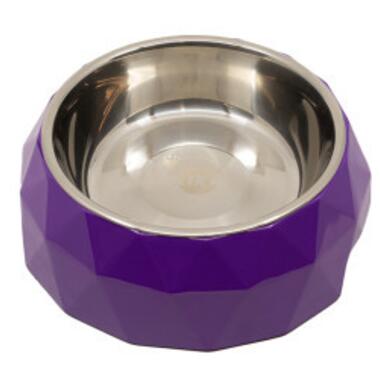 Посуд для собак KIKA Миска Diamond XL фіолетова (SDML991054XLV) фото №1