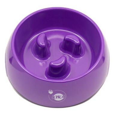 Посуд для собак KIKA Миска для повільного харчування XL фіолетова (SDML990054BXLV) фото №1