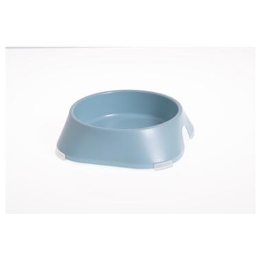 Посуд для котів Fiboo Миска без антиковзких накладок S блакитна (FIB0135) фото №1