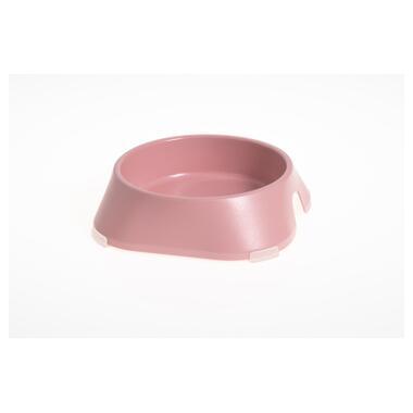 Посуд для котів Fiboo Миска без антиковзких накладок S рожева (FIB0138) фото №1