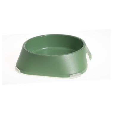 Посуд для собак Fiboo Миска без антиковзких накладок M зелена (FIB0147) фото №1