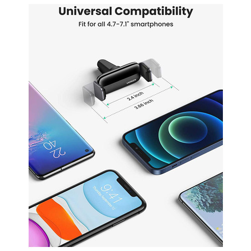 Автомобильные держатель для смартфна Ugreen LP120 Air Vent Mount Phone Holder Косм. Серый (10422) фото №7