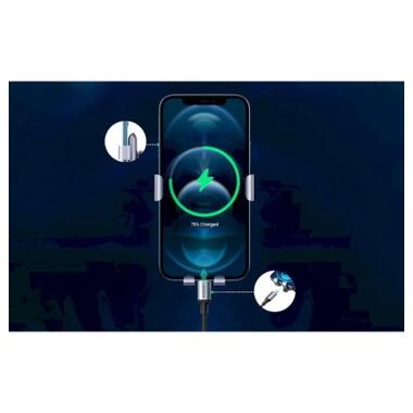 Универсальный автодержатель Ugreen LP274 Gravity Phone Holder for Round Air Vent Black (30401) фото №5