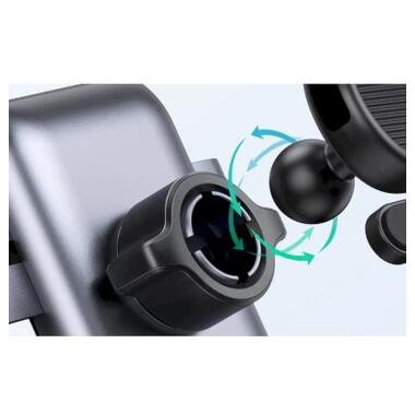 Универсальный автодержатель Ugreen LP274 Gravity Phone Holder for Round Air Vent Black (30401) фото №6