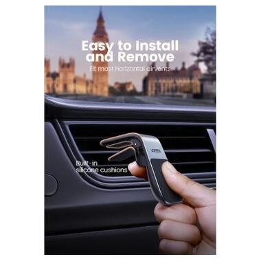 Универсальный автодержатель Ugreen LP290 Waterfall-Shaped Magnetic Phone Holder Black (80712B) фото №3