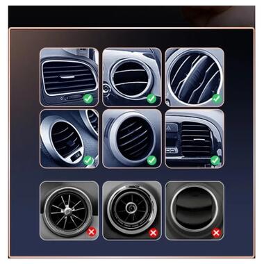 Универсальный автодержатель Ugreen LP290 Waterfall-Shaped Magnetic Phone Holder Black (80712B) фото №4