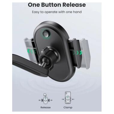 Универсальный автодержатель Ugreen LP405 Waterfall-Shaped Suction Cup Phone Mount (20473) фото №5