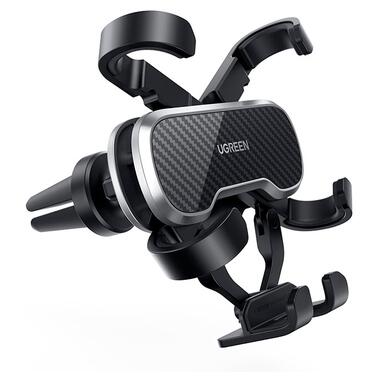 Автодержатель для телефона UGREEN LP228 Gravity Drive Air Vent Car Mount Phone Holder Black (UGR-80539) фото №1