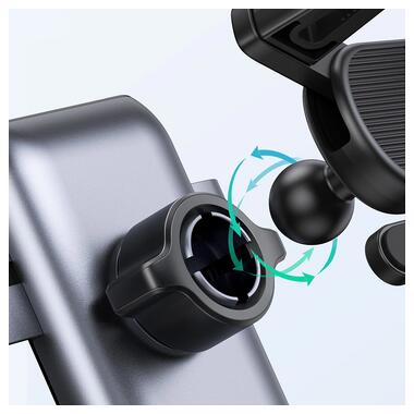 Автодержатель для телефона UGREEN LP274 Gravity Phone Holder for Round Air Vent gray (UGR-30401) фото №9