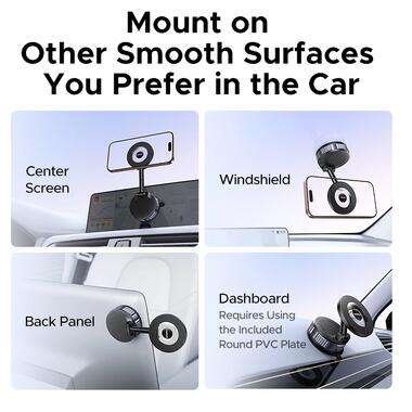 Автодержатель для телефона UGREEN LP970 Suction Cup Magnetic Phone Mount (UGR-75666) фото №7